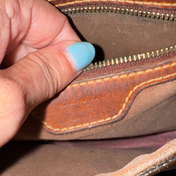 Louis Vuitton Vintage Black Monogram Shoulder Bag - Picture 6 of 12